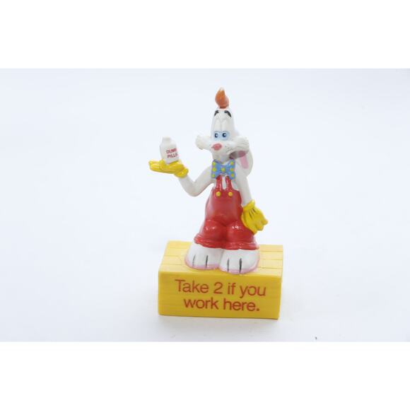 Disney, Roger Rabbit carrying Dumb Pills, PVC Figure, Take 2 if you work here, T - Picture 1 of 3